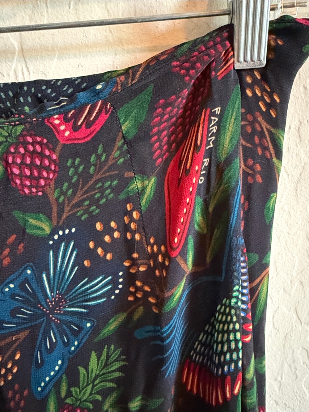 FARM Rio Garden Tiered Maxi Skirt- size Medium - Picture 5 of 7